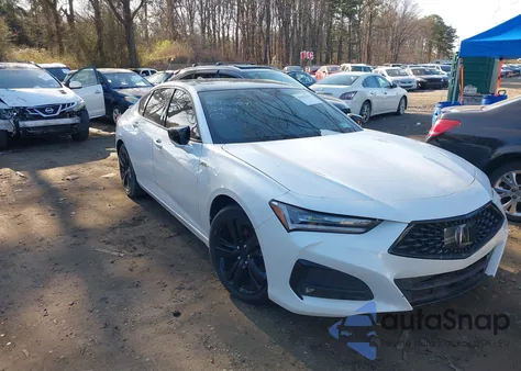 2022 Acura Tlx A-Spec Package z USA, uszkodzony, nr VIN 19UUB6F56NA000394